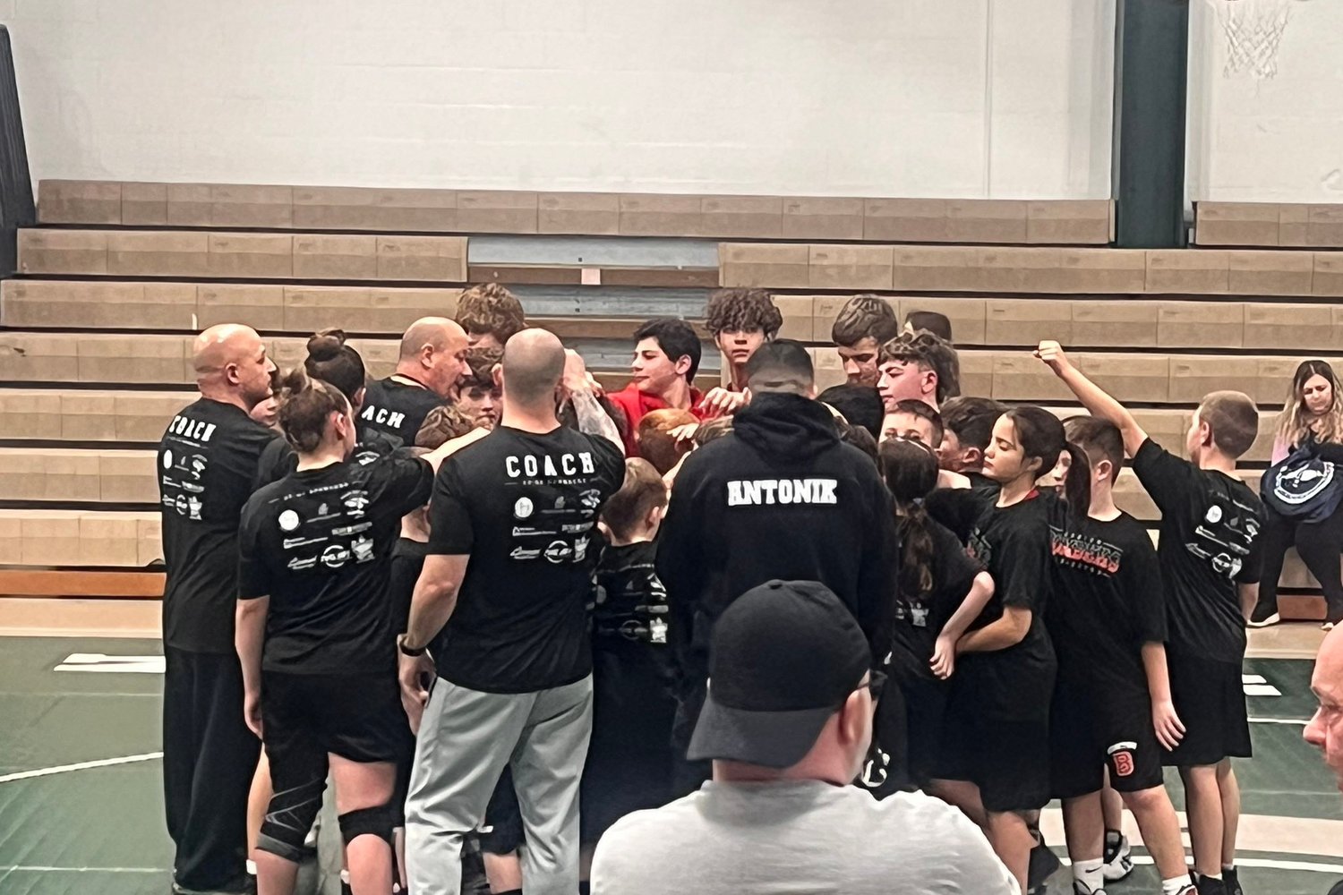 Wrestling action
