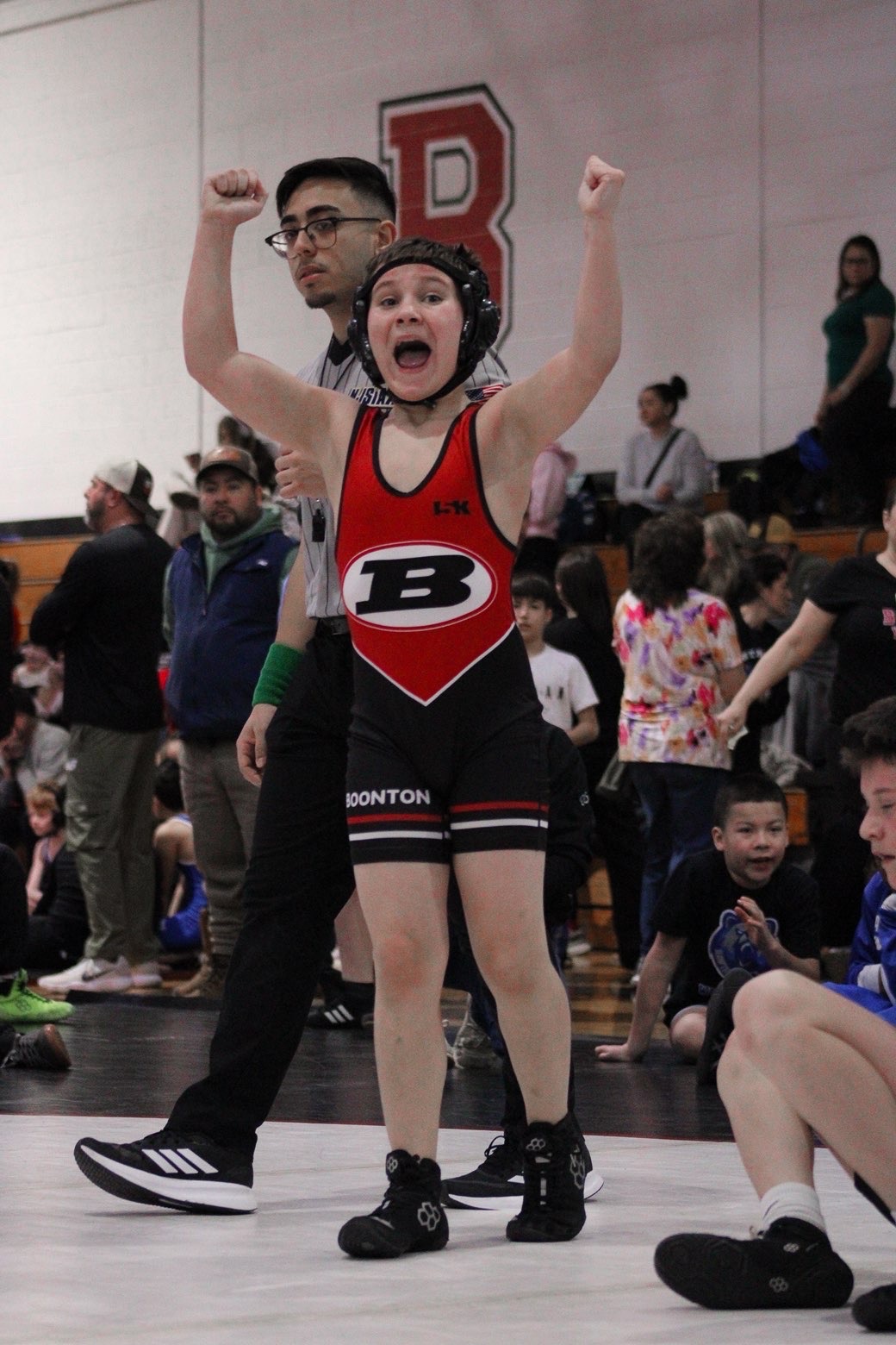 Wrestling team photo